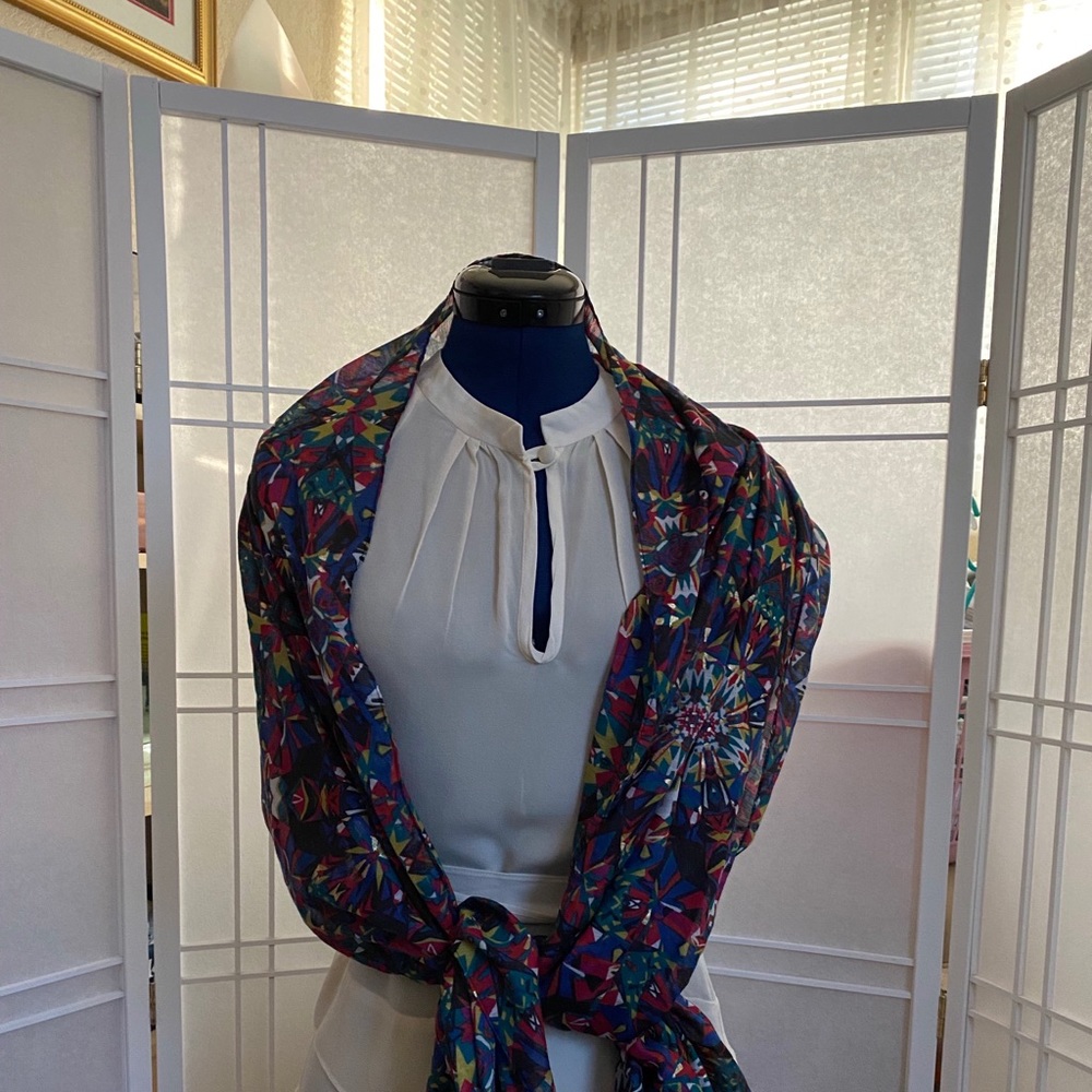 Classy rectangle scarf - Picture 4 of 4
